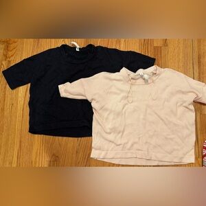 Lululemon Athletica navy and light pink Knit Tops